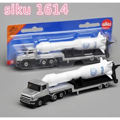 Diecast alloy rocket model toy car rocket transport vehicle SIKU1614