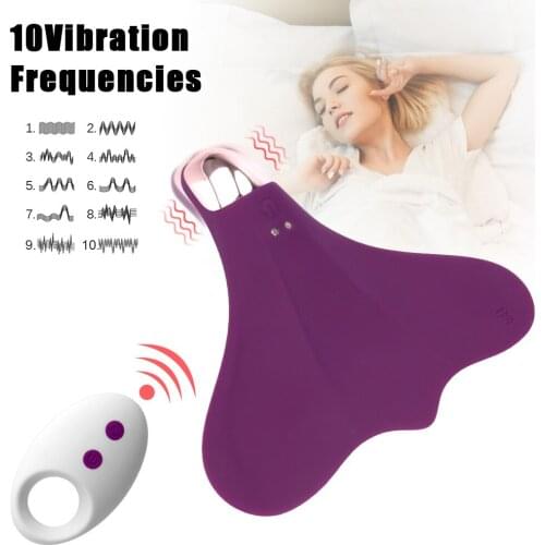 Invisible Panties Wearable Vibrator 10 Modes Sex Toys Women Clitoris Stimulator Portable Wireless Remote Control Adult Products