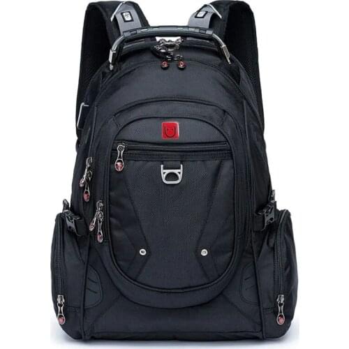 Anti Theft Nylon Men 17.3 Inch Laptop Backpacks School Bags Large Capacity Travel Back Pack Male Business Bagpack Mochila