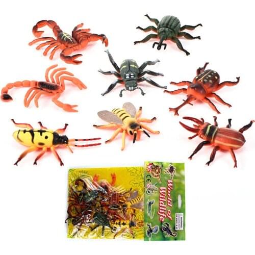 New Simulation Insect Model Toy Wild Animal Scorpion Bee Beetle Model Childrens Science and Education Educational Toys