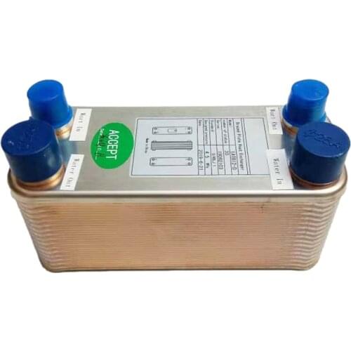 Brazed plate heat exchanger, 30 Plates Wort Chiller,316 Stainless Steel Material - Homebrew Wort Chiller