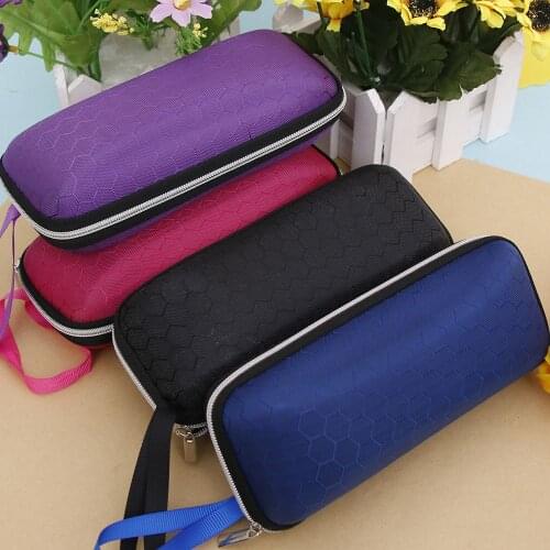 Protable Rectangle Zipper Sunglasses Hard Eye Glasses Case Eyewear Protector Box Travel Pack Pouch Carry Sunglasses Bag Hot Sale