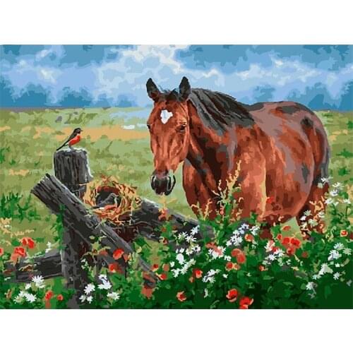 Landscape DIY Cross Stitch 11CT Embroidery Kits Needlework Craft Set Printed Canvas Cotton Thread Home Decoration New Sale