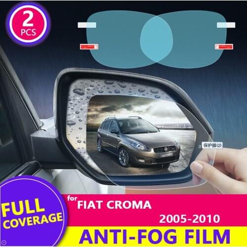 Rain Film Full Cover Rearview Mirror Clear Anti-Fog Rainproof for Fiat Croma 2005-2010 (194) 2009 Stickers Car Accessories Goods