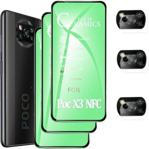 Soft Ceramic Film Poco X3 Mi 10 T Lite Screen Protectors For Xiaomi Poco X3 NFC No Glass Mi10T Pro Pocophone X 3 Protective Film