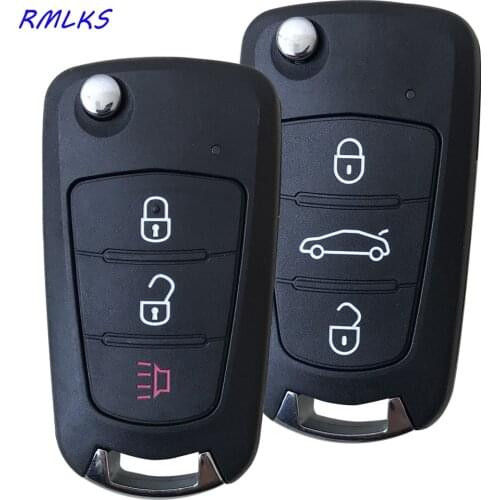 3 Buttons Flip Car Remote Blank Key Shell for GREAT WALL GWM WINGLE 5 WINGLE 6 STEED HAVAL H1 H3 H5 C30 C50 uncut Blade