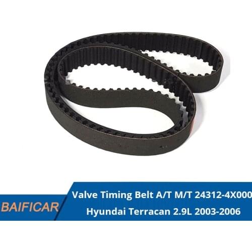 Baificar Brand New Genuine Engine Timing Belt OEM 24312-4X000 0K88R-12205 For Hyundai Terracan 2.9L 2001-2006