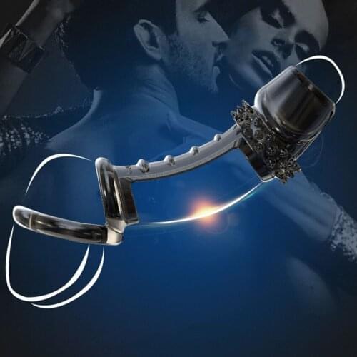 Penis Extender Sleeve Reusable Male Chastity Enlargement Delay Ejaculation Adult Game Sex Toy For Men