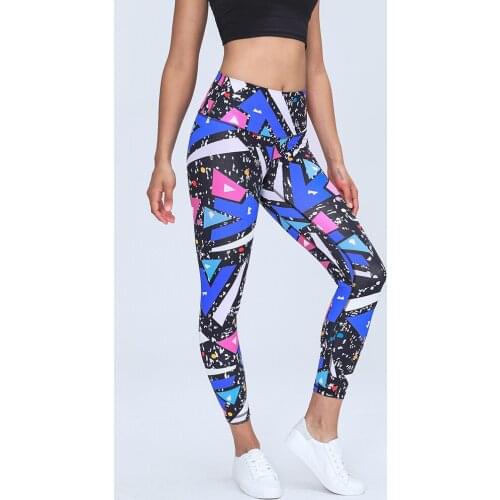 CLASSIC Cotton Feel Women Yoga Pants 7/8 Length Sports Legging Soft Nylon 4-Ways Stretchy Training Workout Gym Tights