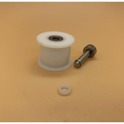 2PCS White pulley gear for Epson DX5 head 7880 9880 Mutoh RJ-900C 1300 1204 VJ1604 printer carriage belt pulley gear