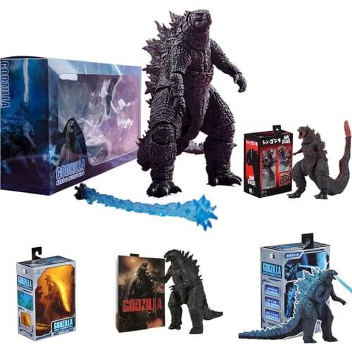 2020 King Kong vs. GodAzillas 2 King of Monsters 2019 Hand-made shm model doll movable doll toy computer desk car decoration
