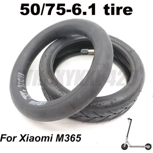 50 / 75-6.1 for Xiaomi Mijia M365 Electric Scooter Outer inner Tire Upgraded Inflatable Tire 8 1 / 2X2 Tube Tire Replacement