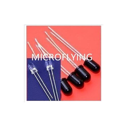50Pair=100PCS 5MM Infrared transmitting tube + infrared receiving tube