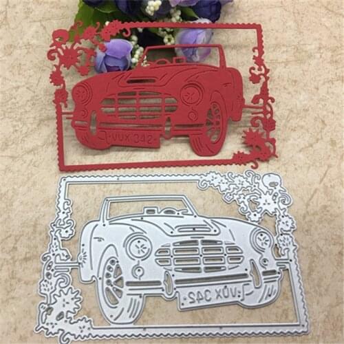 Car Vehicle Metal Cutting Dies Embossing Stencil for DIY Scrapbooking Photo Album Cards Decorative Paper Card Craft