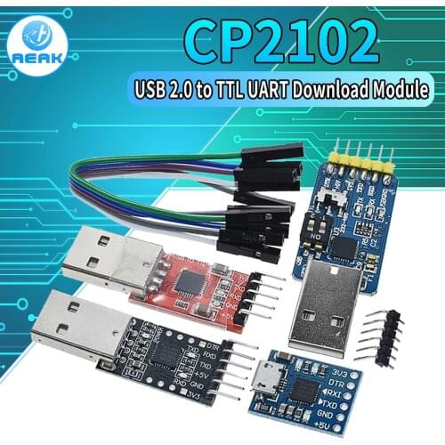 CP2102 USB 2.0 to UART TTL 5PIN Connector Module Serial Converter STC Replace FT232 CH340 PL2303