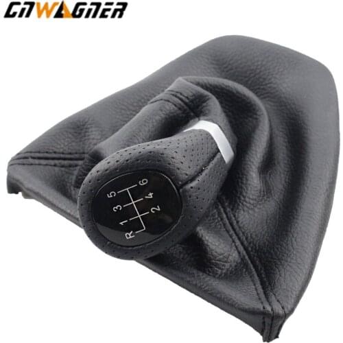 For Bmw E90 E91 E92 Left Hand Driving LHD Car gear Shift Knob For Cars shifter Knobs With Leather Boot accessories