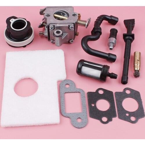 Carburetor Carb For Zama C1Q-S57B Stihl MS180 MS170 018 017 Chainsaw Fuel Oil Pump Line Air Filter Gasket Intake Manifold