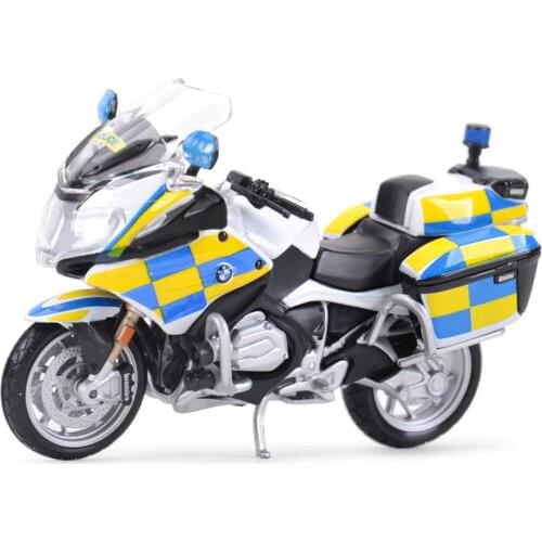 Maisto 1:18 R1200 RT Police Die Cast Vehicles Collectible Motorcycle Model Toys