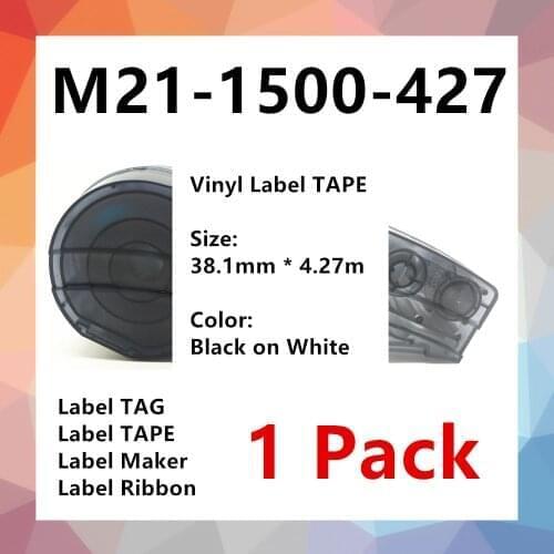 1Pack BMP21 Outdoor Waterproof Cable Wire Marking Labs Fiber Label Tape Ribbon for BMP21 Plus Industrial Label PRINTER