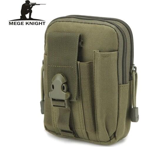 Mege Tactical Camouflage Waist Bag Small Pouch Molle System Military Army Mobile Bag Male Field Wallet EDC Bag Multifunction