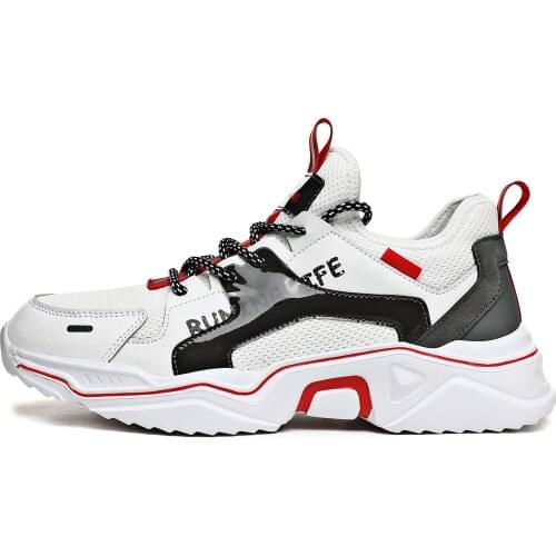 2021 New Hot Sale Mens Running Shoes High Quality Men Fashion Sneakers Outdoor Light Men Non-slip Thick Bottom Sport Shoes