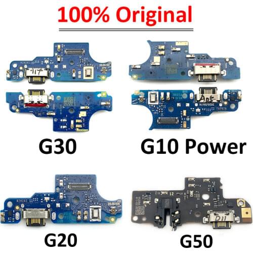 Original Charger Board PCB Flex For Moto G30 G10 Power G50 USB Port Connector Dock Charging Ribbon Cable