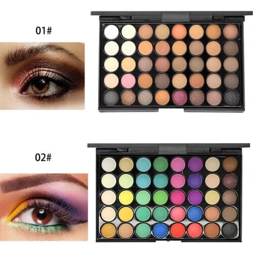 40 Colors Eye Shadow Matte Pearl Smokey Eye Make-up Palette Smoked Multicolored Chocolate Eyeshadow Palette Wholesale Beauty