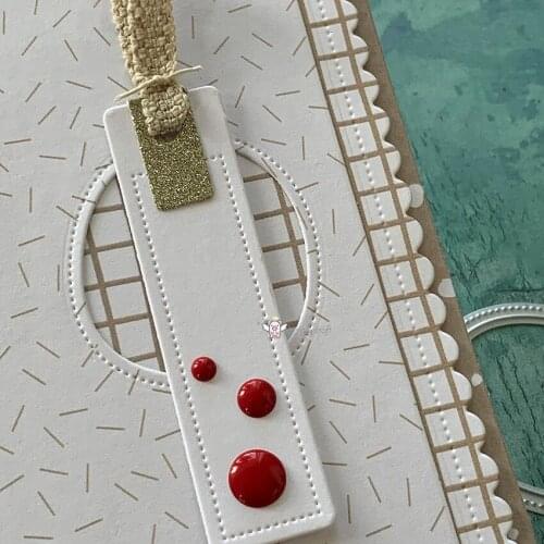 Mmao Crafts Metal Steel Cutting Dies New Irregular circle frame Stencil For DIY Scrapbooking Paper/photo Cards Embossing Dies