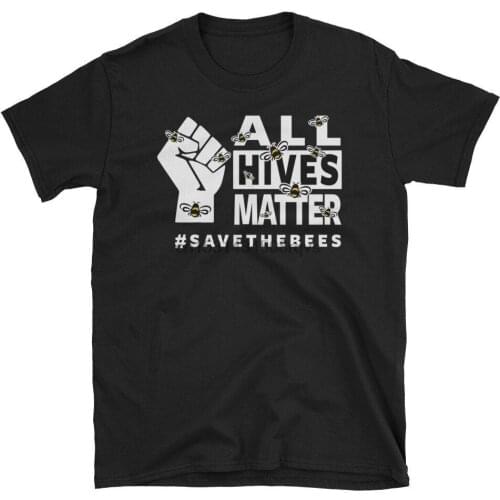 Save The Bees Shirt All Hives Matter Shirt Short Sleeve Unisex T Shirt(1)