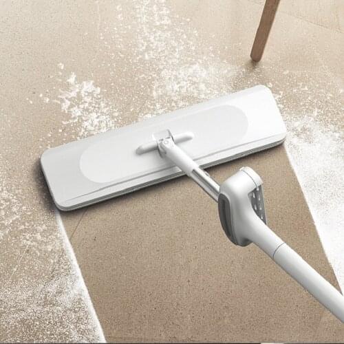 Stainless Steel Handle Spin Mop Creative Automatic Dehydration Microfiber Mop Floor Cleaner Pads Home Office Cleaning Tools