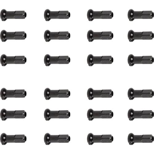 12 mm Length Black Color Brass Material DT Swiss Spoke Nipples Match For 2.0 mm Spokes