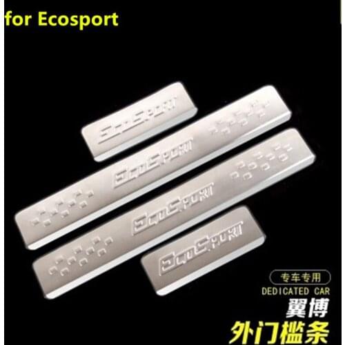 Car styling For Ford Ecosport 2013-2018 Auto parts Stainless Steel Car Door Sill Scuff Plate Guard sill