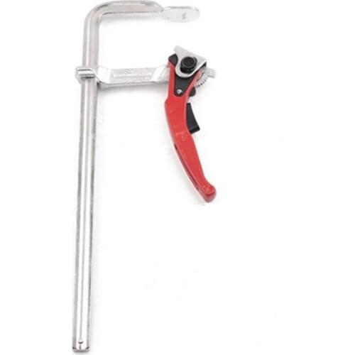 Clamp Heavy Duty Steel Ratcheting F Clamp Bar Quick Release for MFT Guide Rail System Woodworking Clamping