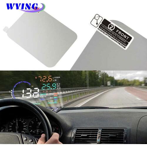 Reflective Film Car HUD Head Up Display System Film OBD II Fuel Consumption Overspeed Display Auto Accessories car styling