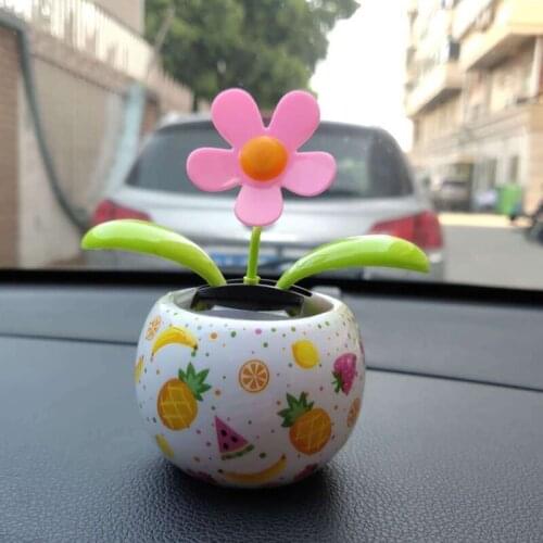 Sunflower Solar Dancer Figure, Solar-Powered Dancing Office Desk Decor XX9E