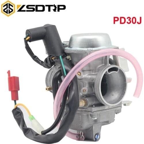 ZSDTRP PD30J Motorcycle Carburetor PD30J Carb For GY6 250CC CF250 CN250 Scooter UTV ATV Go Kart Moped Scooter