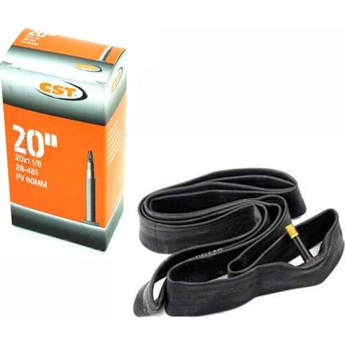 1 PCS 20*1 1/8 Bicycle Inner Tube Bike Tyre 451 Tire Inner Tube Special for BMX and Folding Bikes 48mm Presta Valve