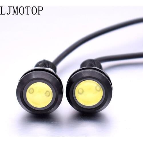 10pcs Motorcycle Eagle Eye Strobe Light Reversing Parking Signal Lamp For honda cb190r cb1000r monkey yamaha tmax 500 530 xmax