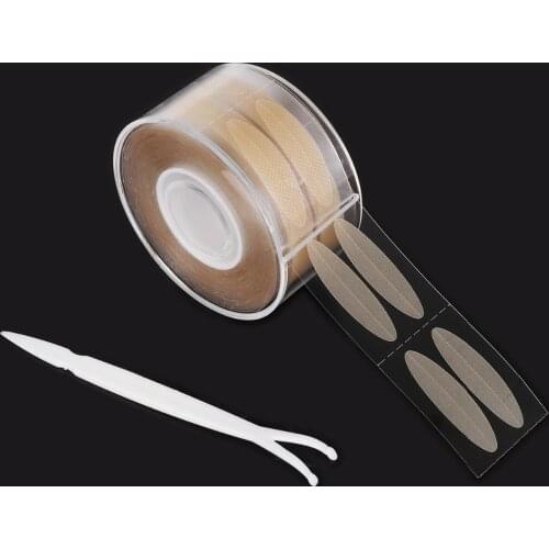 600Pcs L Makeup Clear Gray Mesh Lace Eyelid Stripe Big Eyes Invisible Double Fold Eyelid Shadow Sticker Double Eyelid Tape Tools