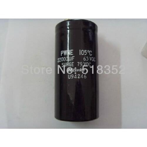 63V 22000UF Braking Capacitance OD50mmx L115mm(105mm if exclusive of screw) for Wire EDM Machine Electrical Parts