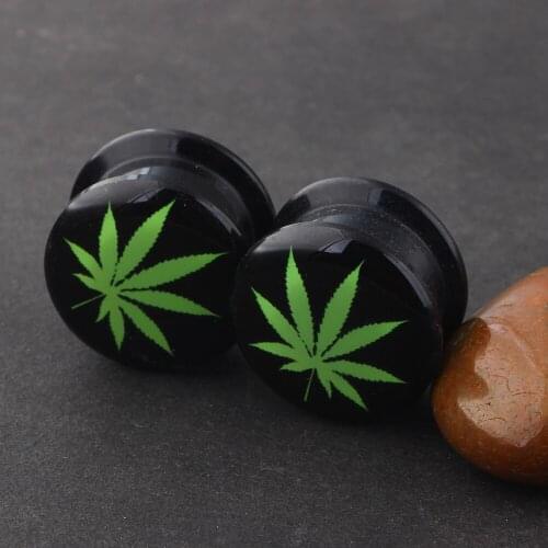 JUNLOWPY Acrylic Ear Stretching Plugs Kit and Tunnels Set Internally Thread Earring Gauge Logo Ear Expanders Body Jewelry 4-16mm