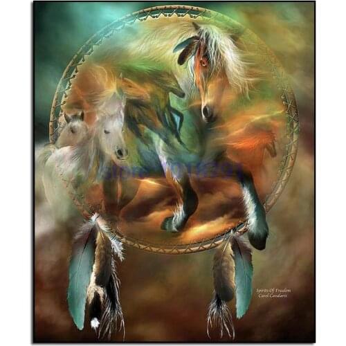 5D DIY diamond Painting horse 3D Cross Stitch diamond embroidery flores embroidery diamonds wall stickers home decor
