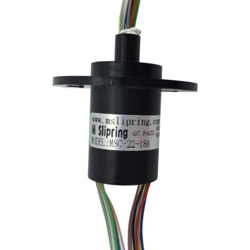 Free Shipping Conductive Slip Ring 18 Wires 2A Diameter 22mm Spare Parts For Monitor Camera Robot Rotating Equipment