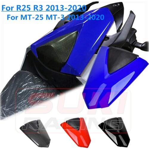 For Yamaha YZF R25 R3 MT-25 MT-03 2013-2020 2018 2019 2020 MT03 MT25 Motorcycle Pillion Rear Seat Cover Cowl Solo Seat Cowl Rear