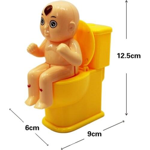 Kid Toilet Water Spray Toy Prank Creative Joke Toy Spoof Funny Toy Gag Strange New April Fools Day Toys