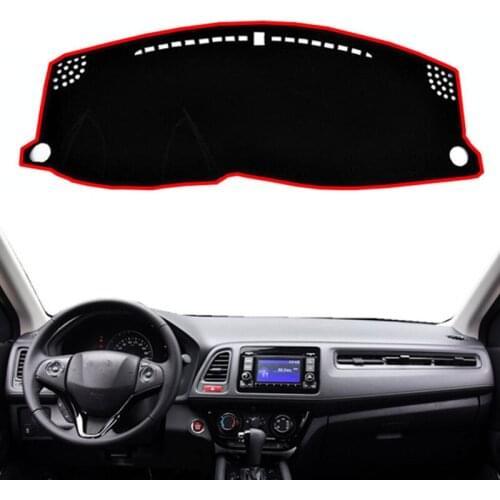 For Honda HR-V HRV Vezel 2014-2019 Dashboard Cover Pad Mat Dashmat Dash Protector Sunshade Carpet Car Accessories 2015 2016 2018