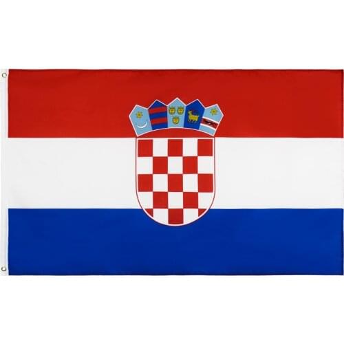 Yehoy hanging 90*150cm 3x5Fts hr hrv Hrvatska croatia Flag For Decoration
