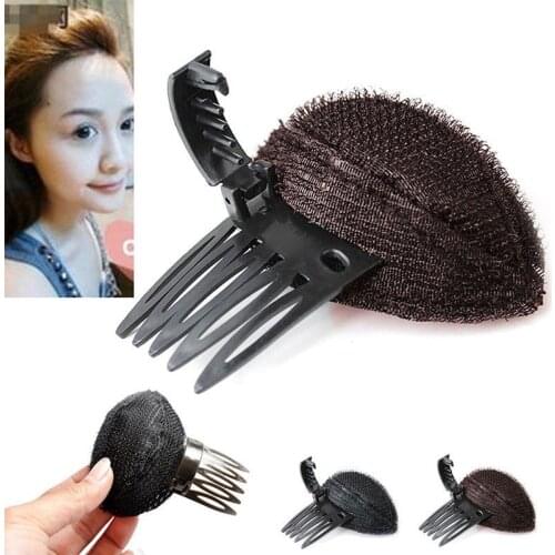 Forehead Hair Volume Fluffy Puff Sponge Pad Clip Comb Insert Tool Base DIY Styling Princess Styling Increased Hair Sponge Pad
