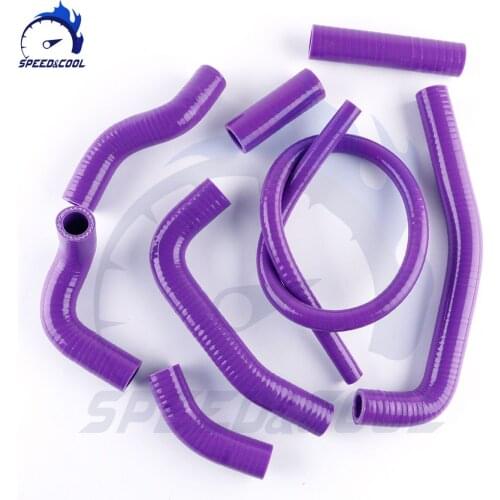 Motorcycle Silicone Radiator Coolant Hose Kit For KAWASAKI KX 500 1988-2004