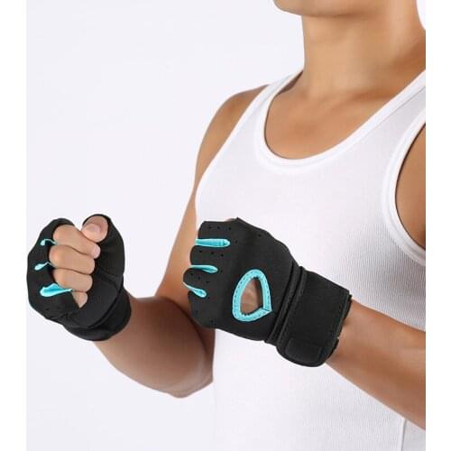 Compression Half Finger Cycling Gloves Women Men Wrist Protect Breathable Training Bodybulding Dumbbell Gym Gloves